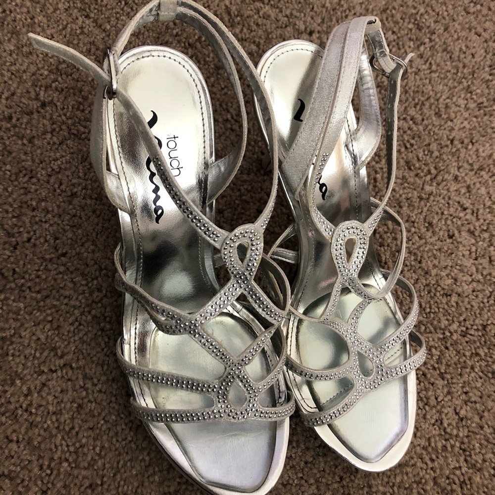 Silver heels